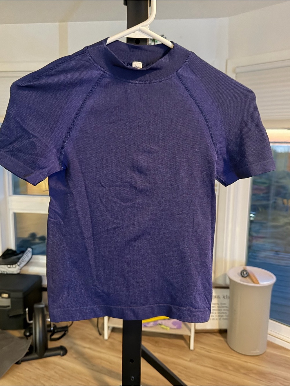 lululemon athletica Short-Sleeve Crew Tee in Navy Blue